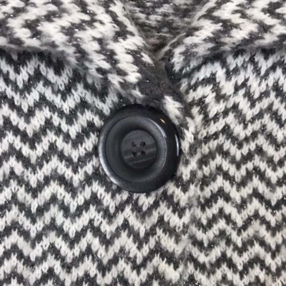 JM Collection M Wool Blend Chevron Striped Sweater - Picture 3 of 6